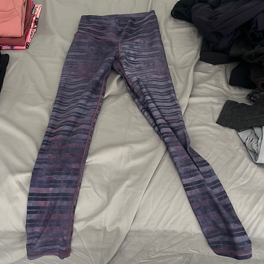 Sol and Mane purple ombré buttery soft yoga leggings sz XS